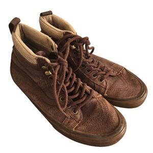 Vans Men's MTE Sk8-Hi Sneakers Brown Suede High Top Weather Resistant Size 8